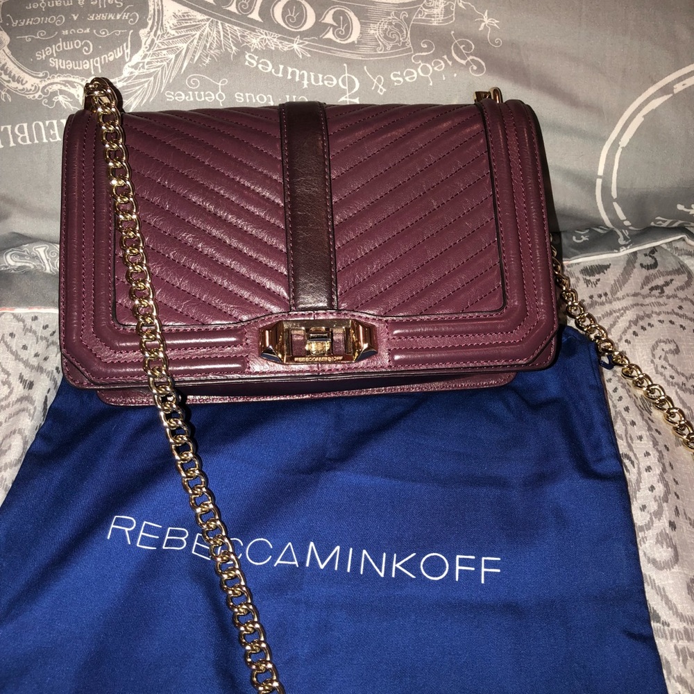 Rebecca Minkoff Love Bag Wine Red